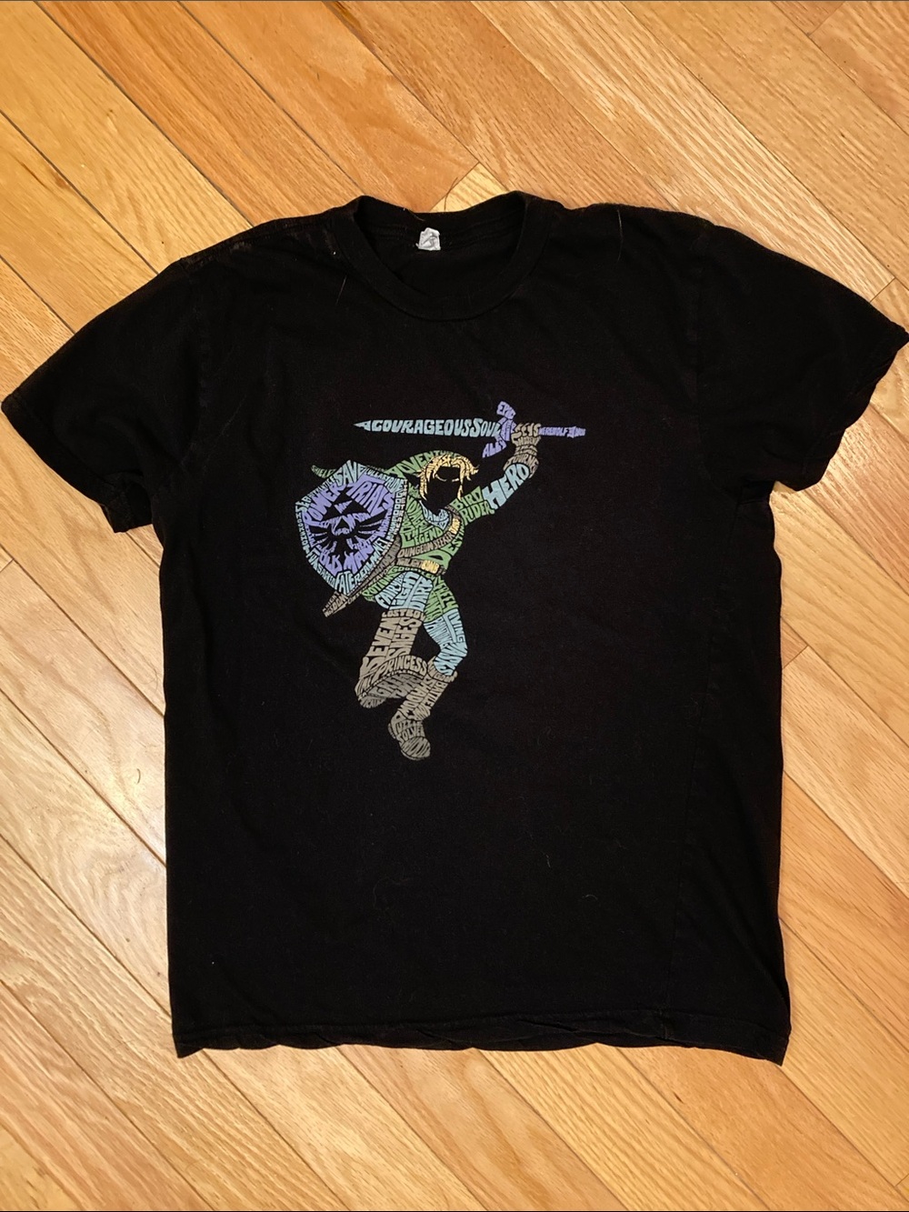 The Legend of Zelda Black Graphic Tee
